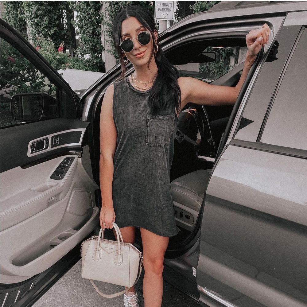 Urban outfitters washed pocket tank dress